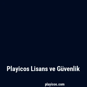 Playicos Lisans ve Güvenlik